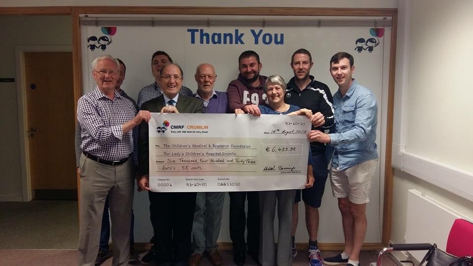 PDI charity cheque presentation