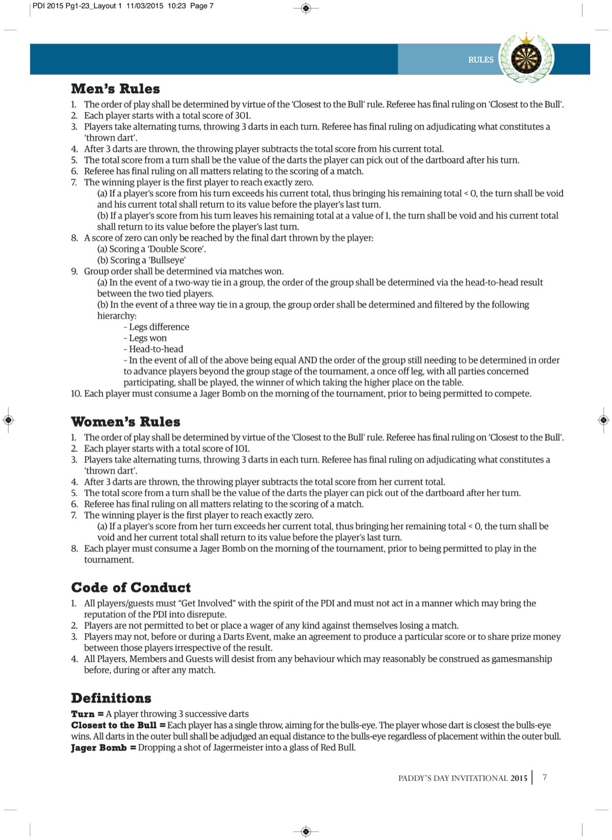 PDI 2015 booklet — page 7