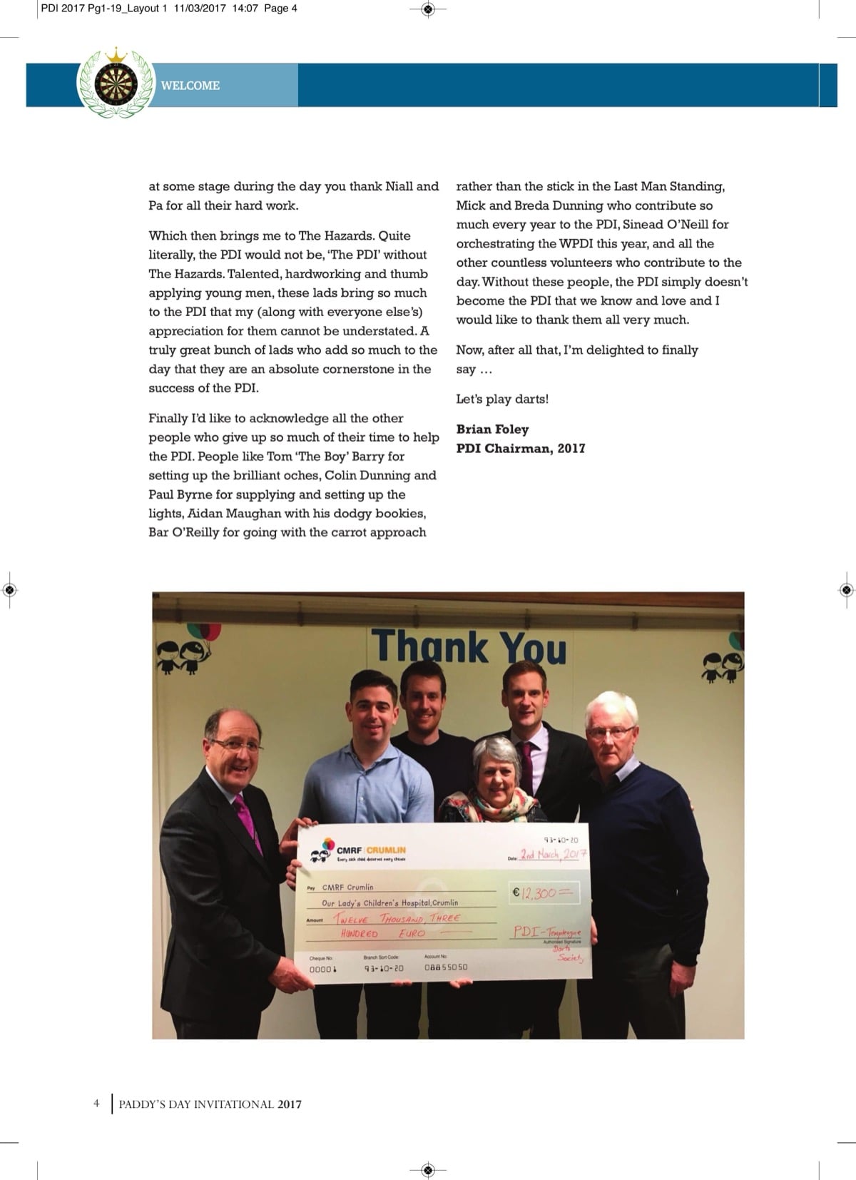 Chairman's address 2017 — continued