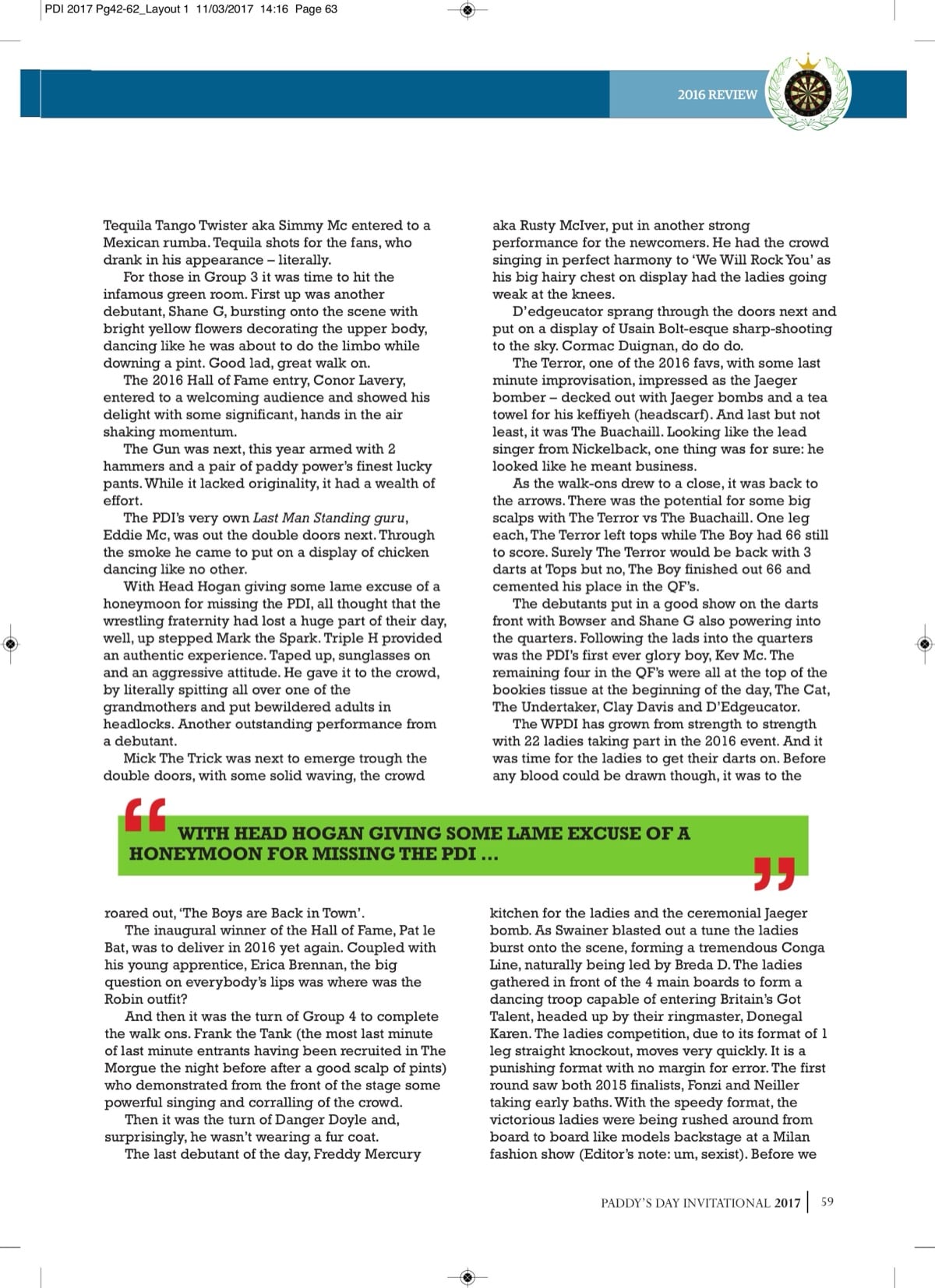 Review of the 2016 PDI — page 2